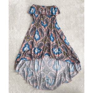 Flowy Sleeveless High-Low Dress